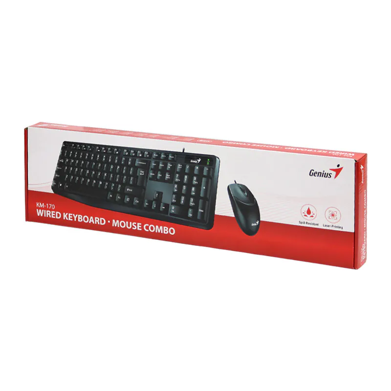 کیبورد و ماوس جنیوس مدل KM-170